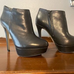 ALDO Black Leather Booties
